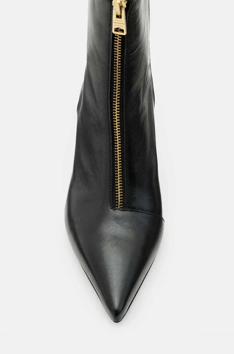 stivaletti alla caviglia in pelle Natasha Boot donna colore nero W001FB miniatura 3