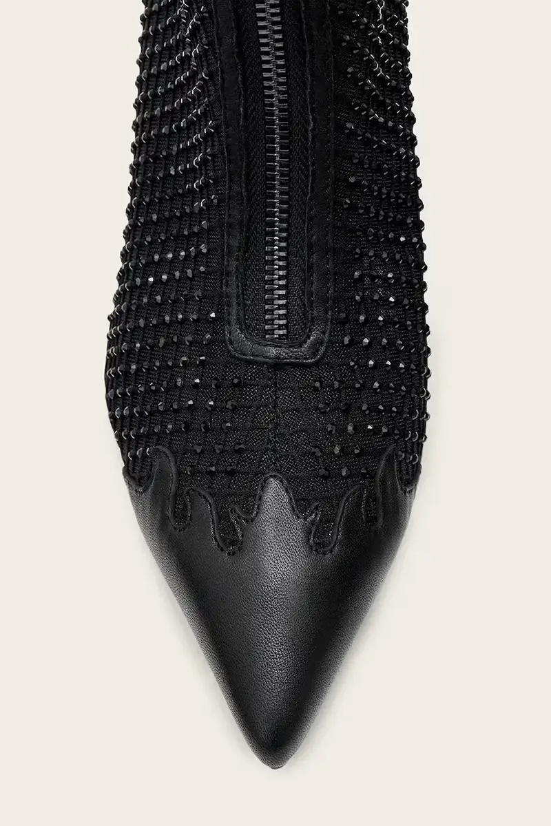 stivaletti alla caviglia Natasha Mesh Boot donna colore nero W076FD miniatura 5