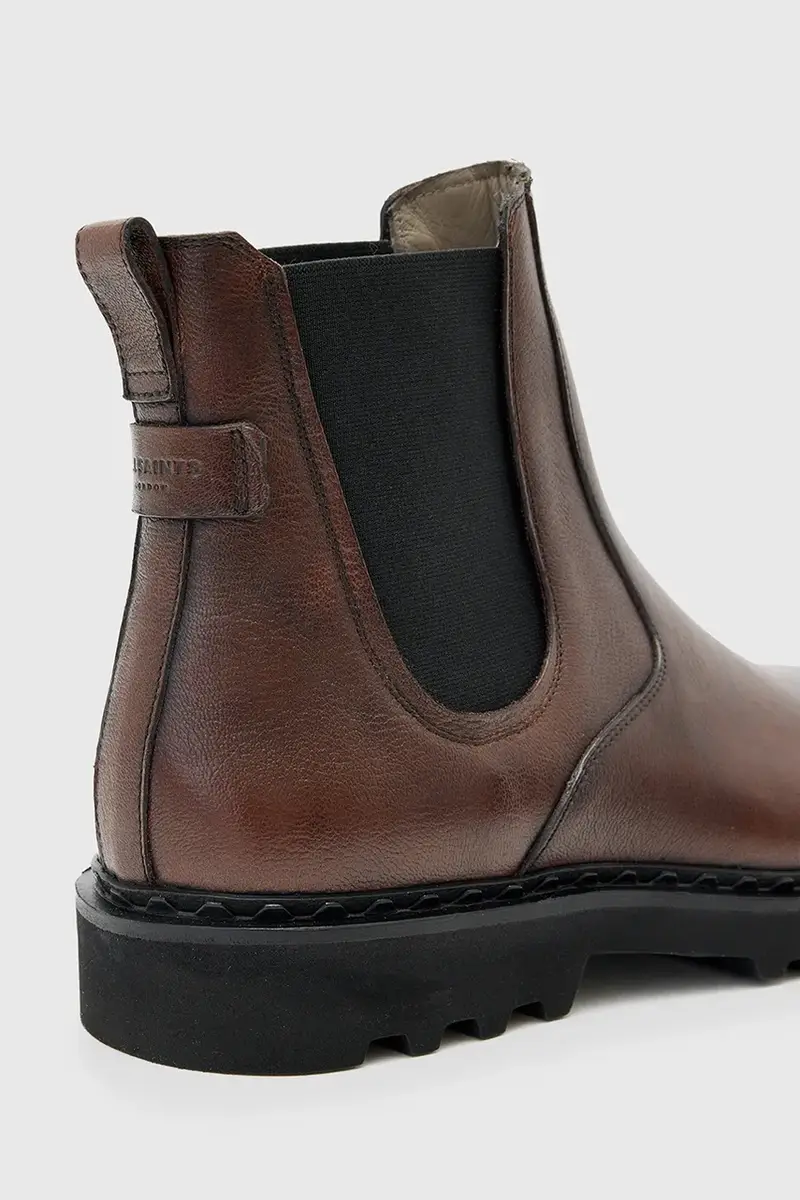 AllSaints Stivaletti Chelsea Uomo Marrone 3138753 miniatura 4