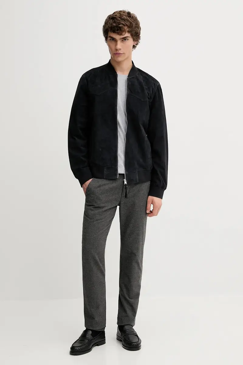 stivali in pelle bambini ZEALAND colore nero M035LD miniatura 2