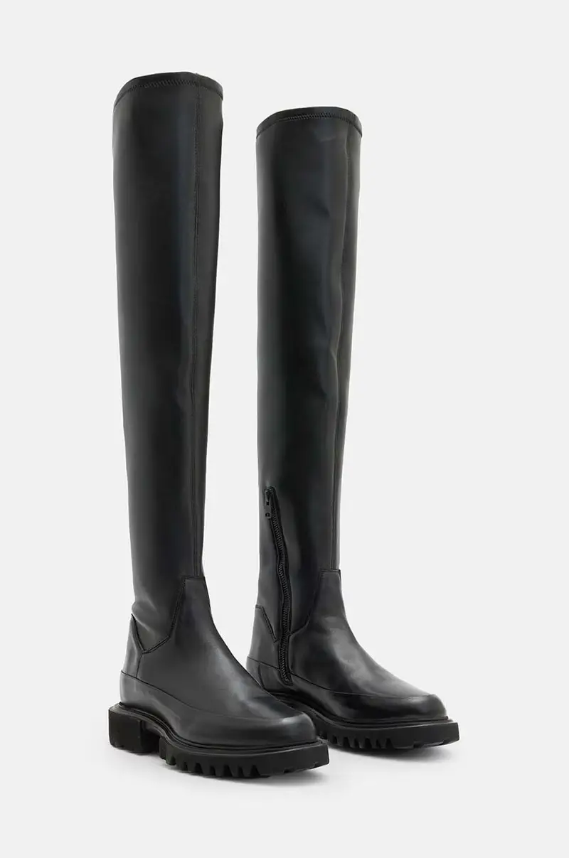 stivali in pelle Leona Boot donna colore nero W097FB miniatura 2