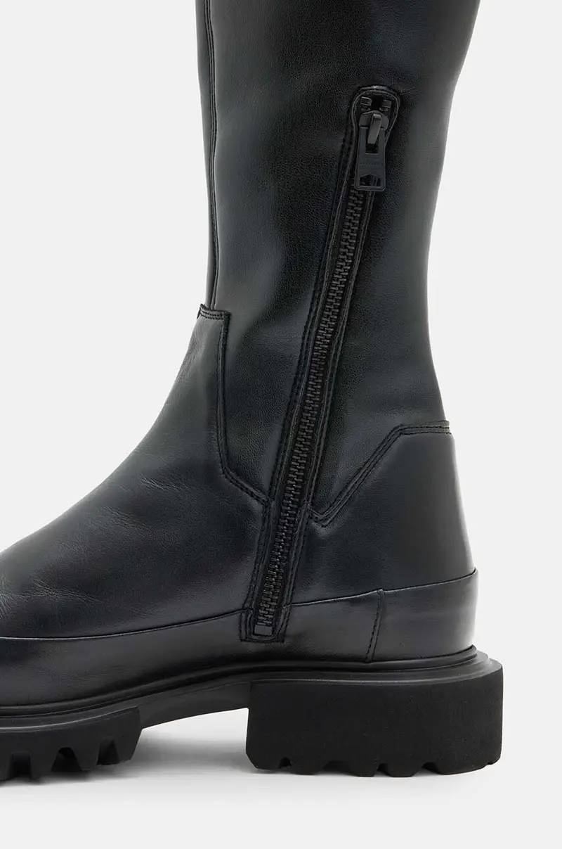 stivali in pelle Leona Boot donna colore nero W097FB miniatura 4