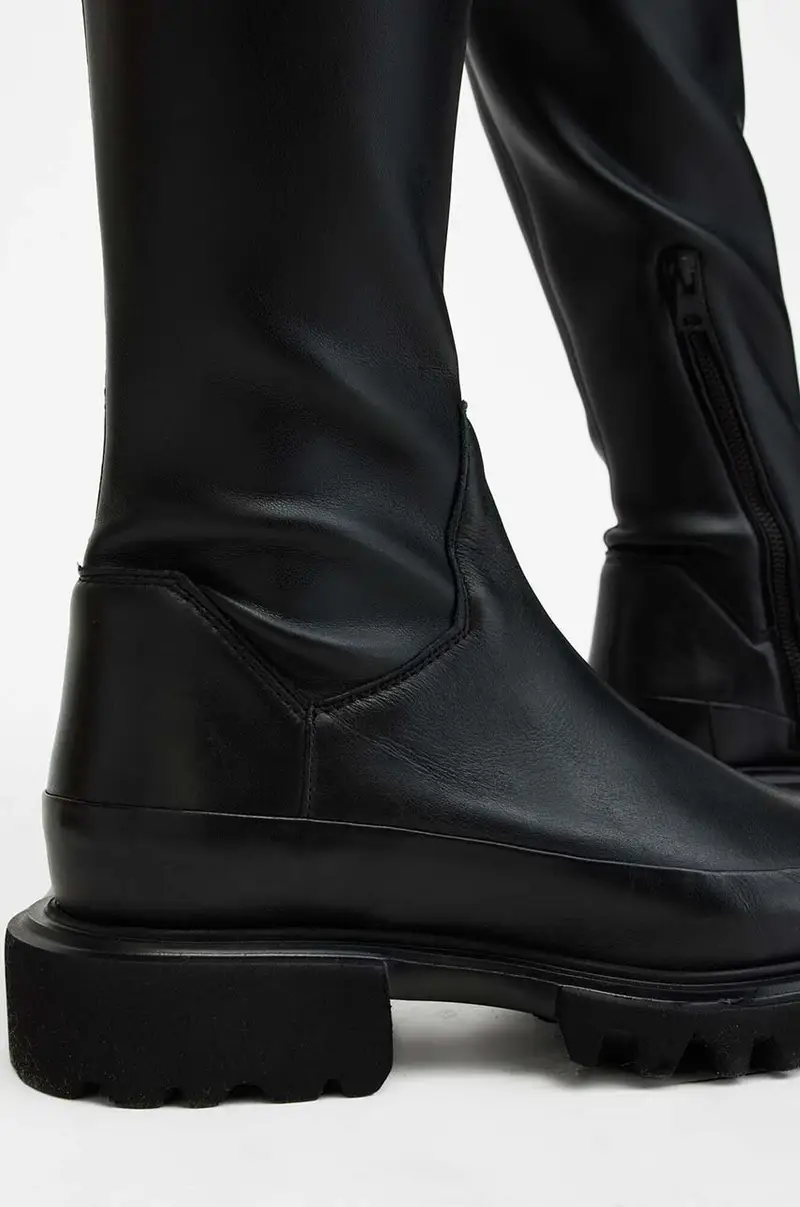 stivali in pelle Leona Boot donna colore nero W097FB miniatura 5