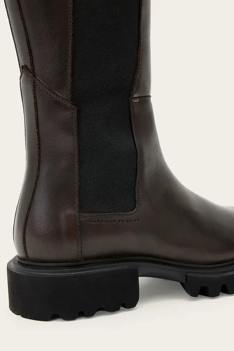 stivali in pelle MAEVE BOOT donna colore marrone W098FB miniatura 4