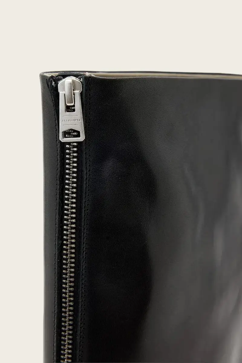 stivali in pelle Maxie Boot donna colore nero W064FD miniatura 4