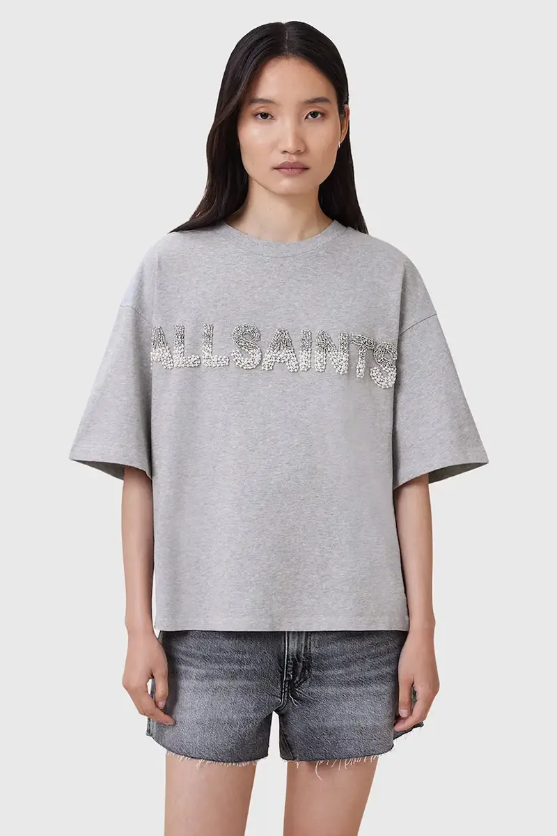 AllSaints T-shirt Donna Grigio 3249903