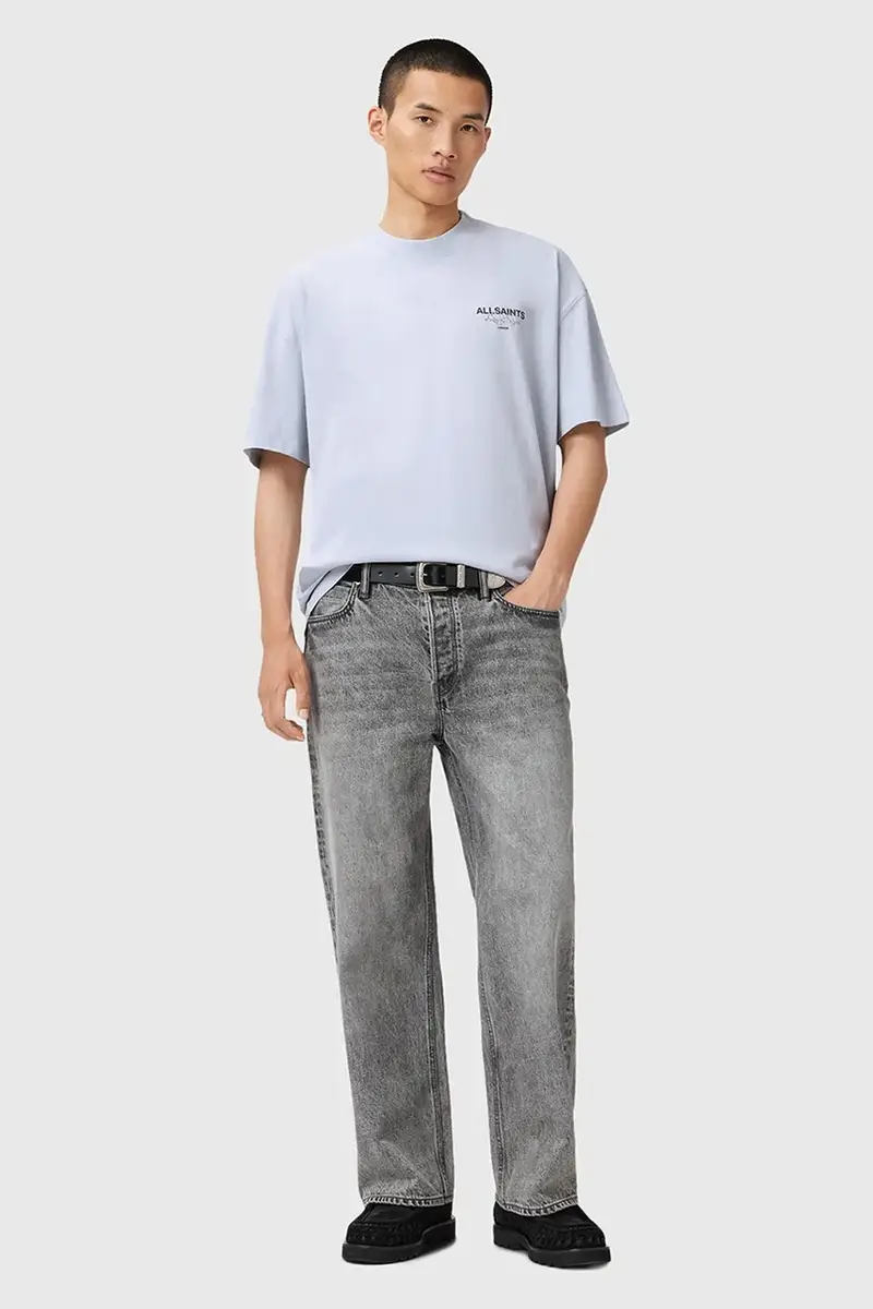 AllSaints T-shirt Uomo Bianco 3245614 miniatura 5