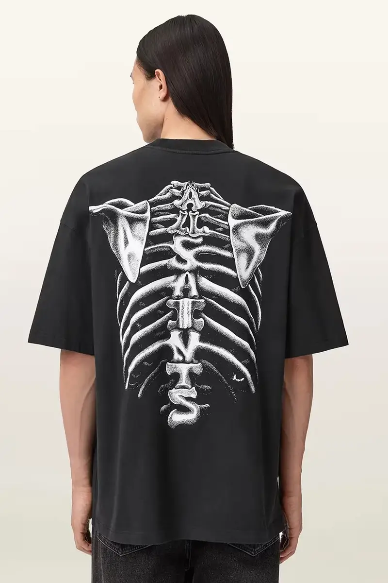 AllSaints T-shirt Uomo Nero 3648511 miniatura 3