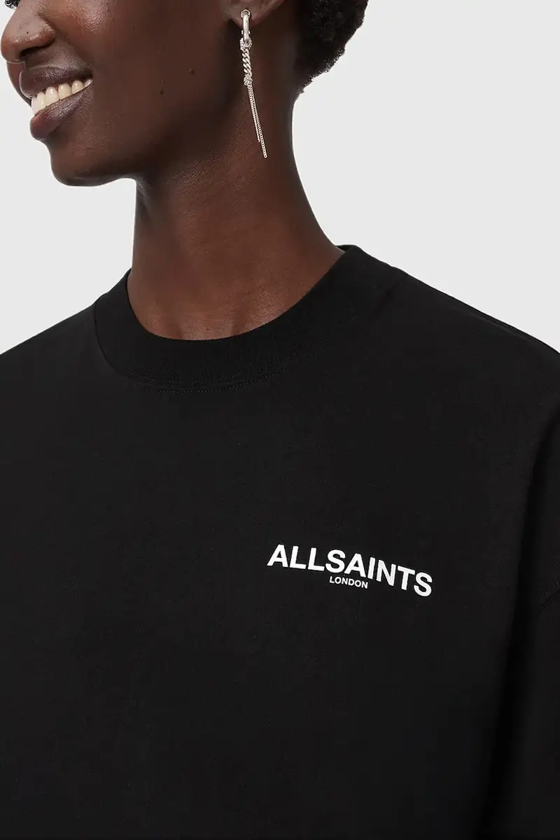 AllSaints T-shirt Donna Nero 3648399 miniatura 3