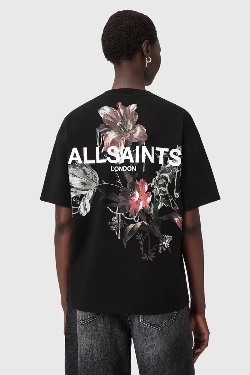 AllSaints T-shirt Donna Nero 3648399