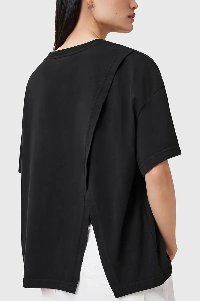 AllSaints T-shirt Donna Nero 3151413 miniatura 3