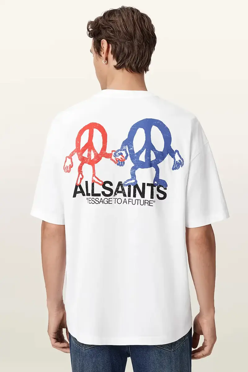 AllSaints T-shirt Uomo Bianco 3578380