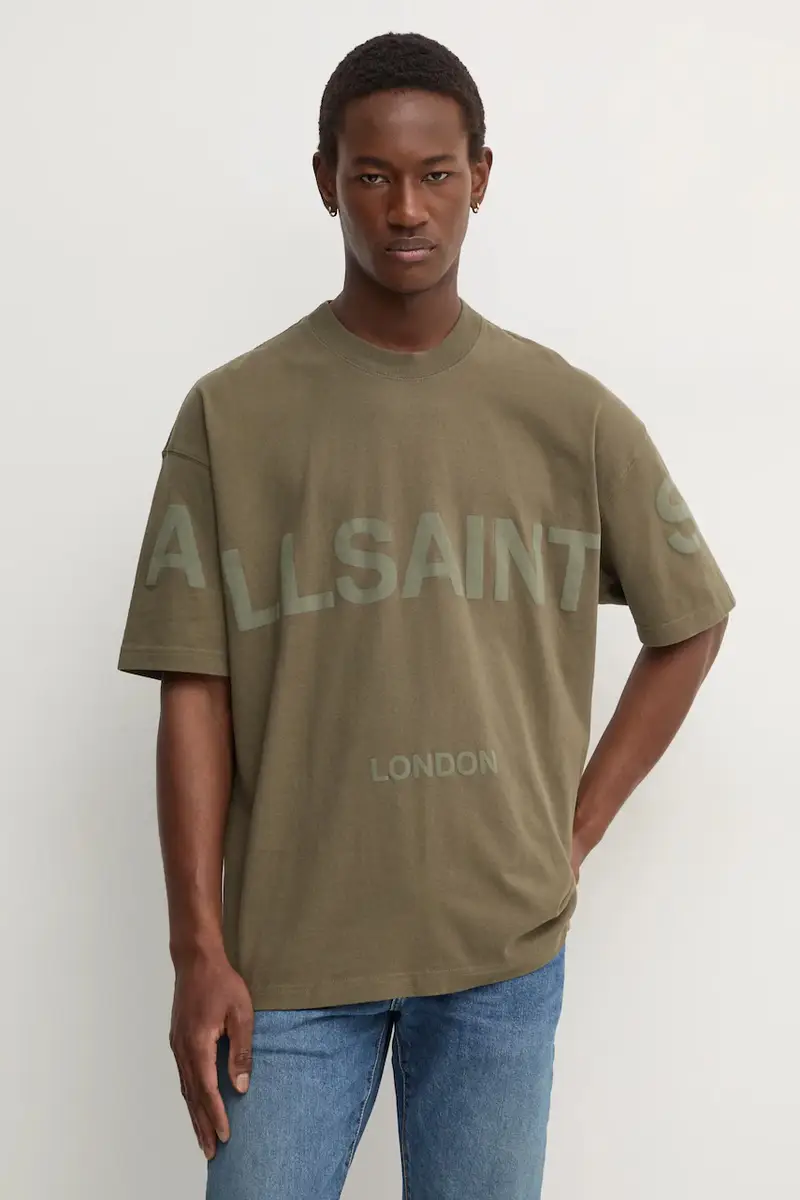 AllSaints T-shirt Uomo Verde 3158842