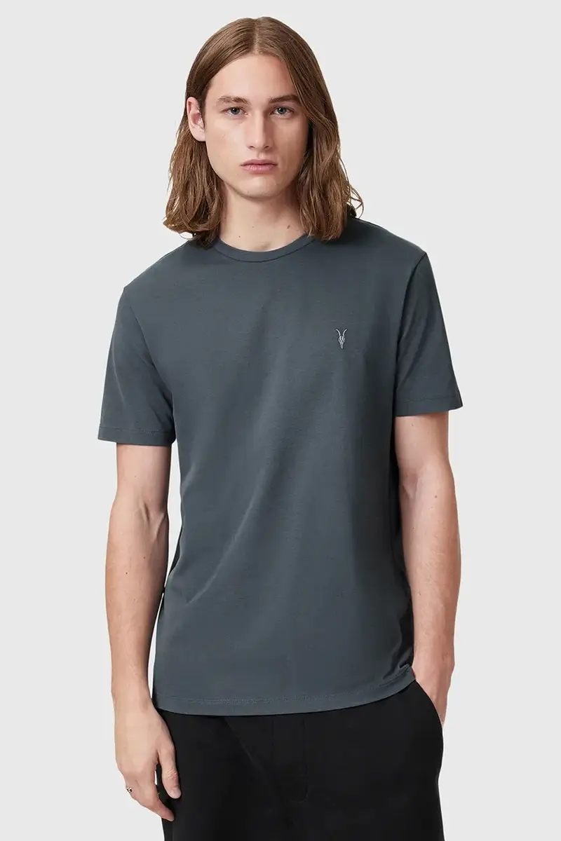 AllSaints T-shirt Uomo Blu 3132244 miniatura 2