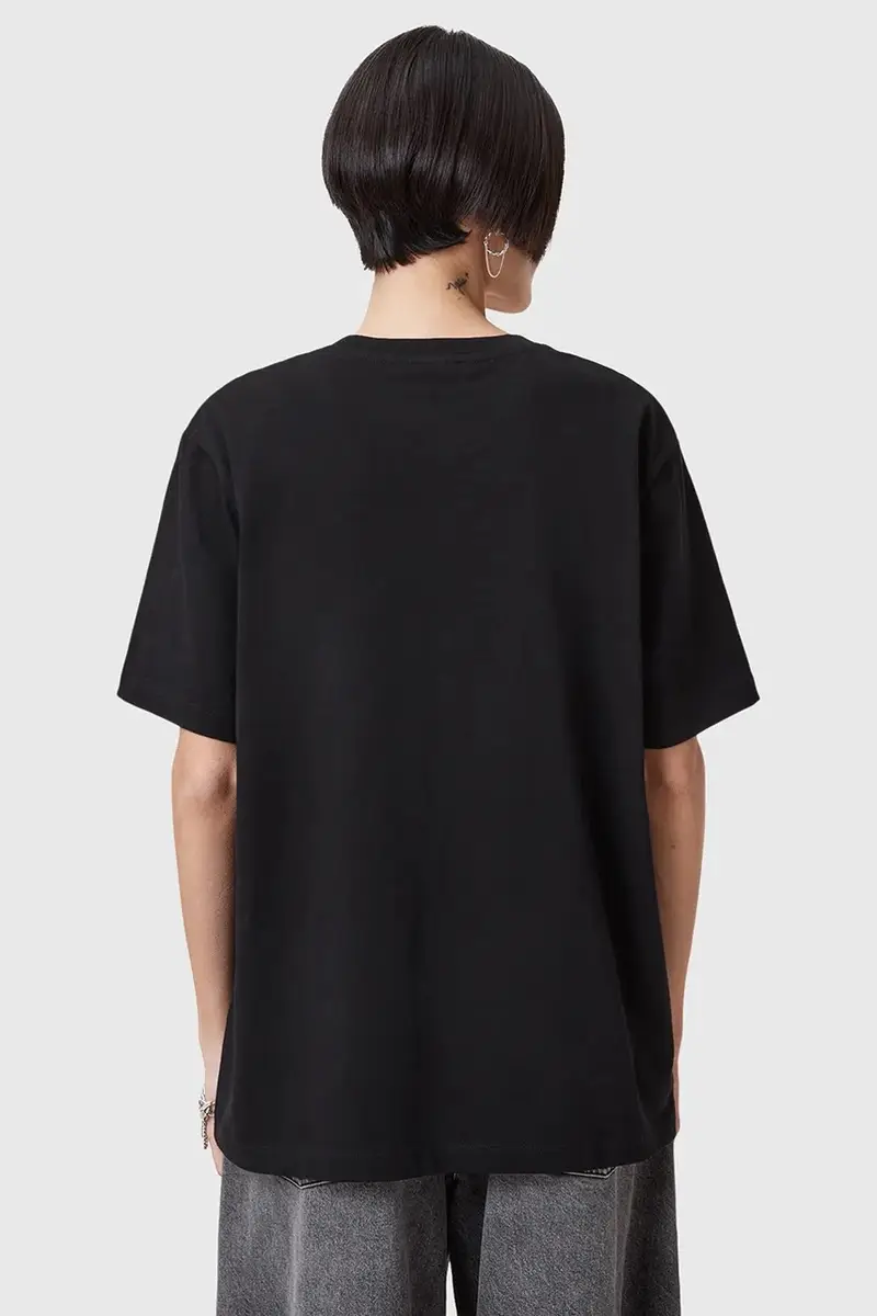 AllSaints T-shirt Donna Nero 3635912 miniatura 4