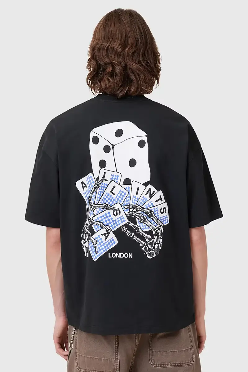 AllSaints T-shirt Uomo Nero 3151416 miniatura 2