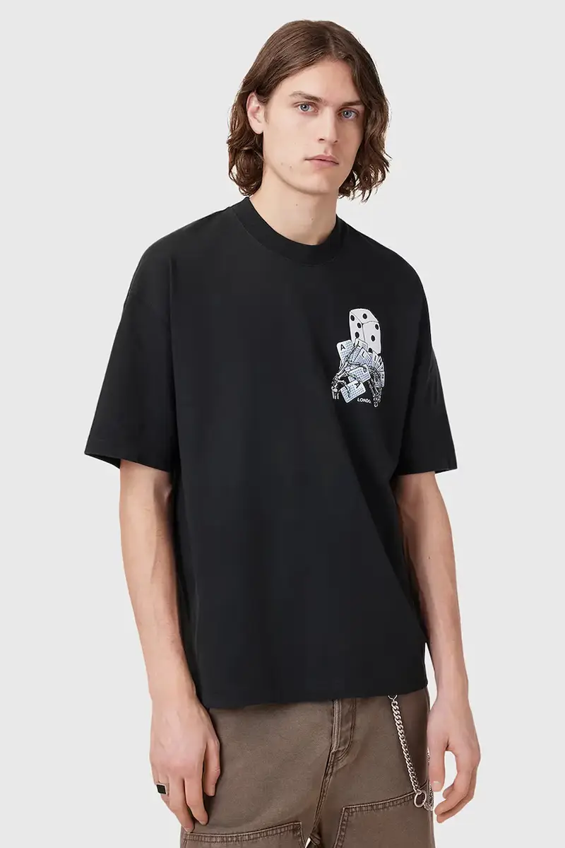 AllSaints T-shirt Uomo Nero 3151416