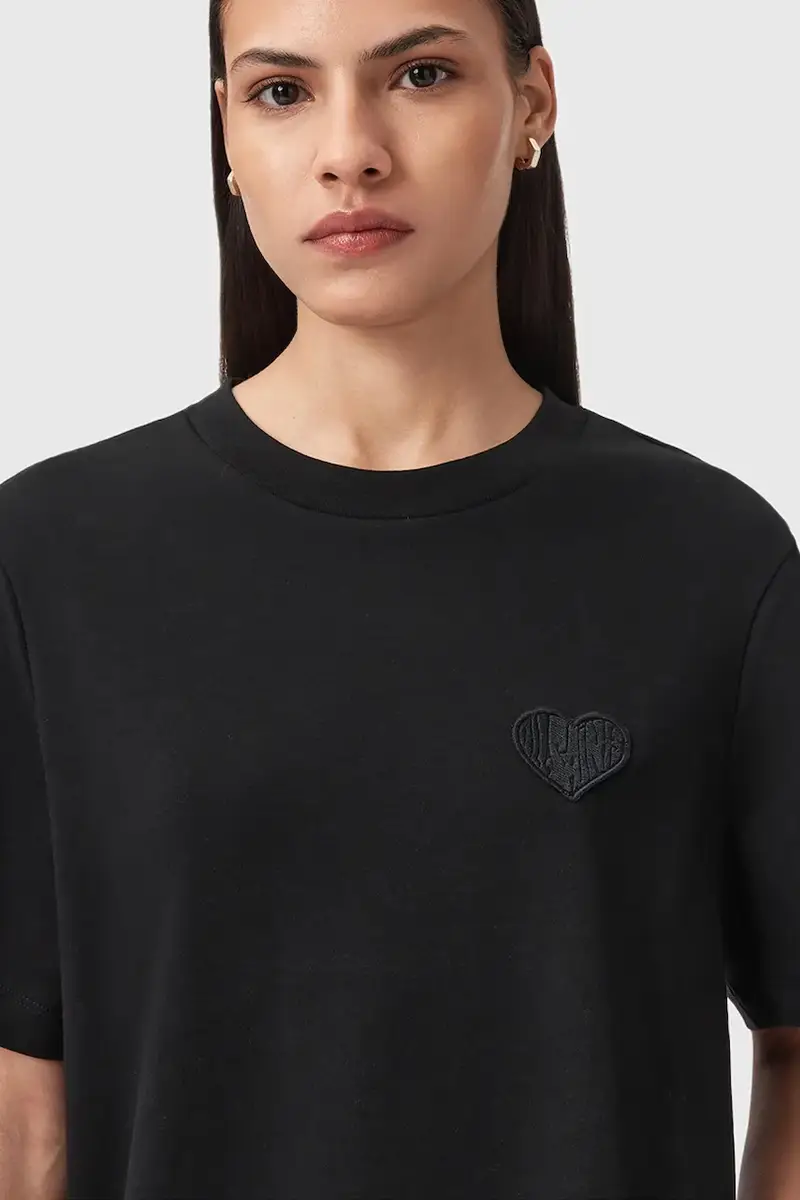 AllSaints T-shirt Donna Nero 3776722 miniatura 2