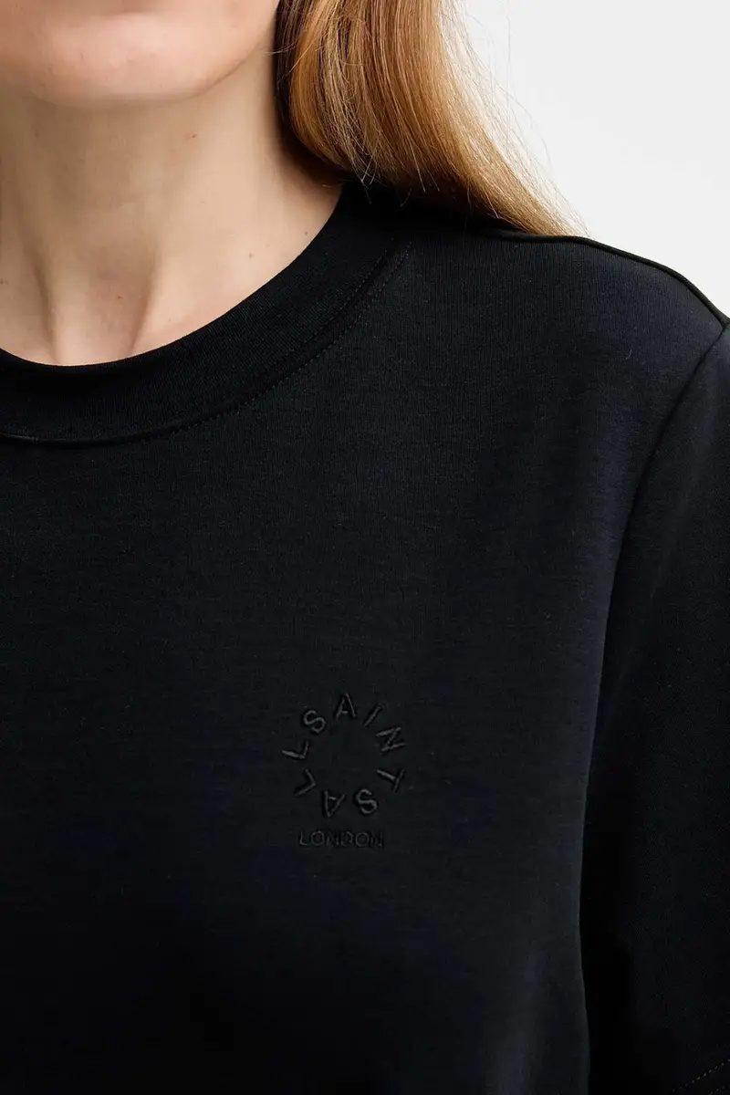 AllSaints T-shirt Donna Nero 3777126 miniatura 5