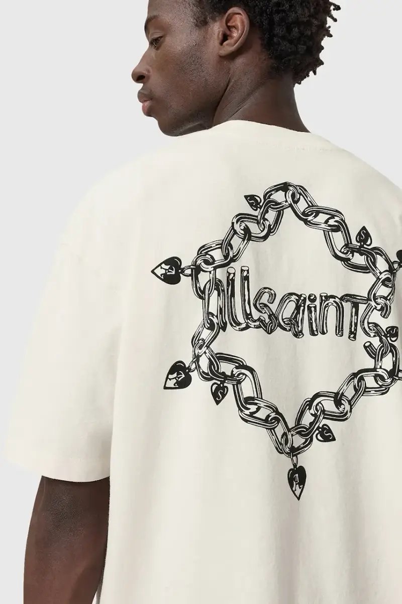 AllSaints T-shirt Uomo Bianco 3578392 miniatura 3