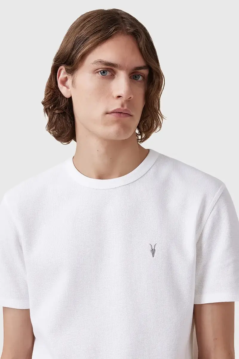 AllSaints T-shirt Uomo Bianco 2885690 miniatura 2