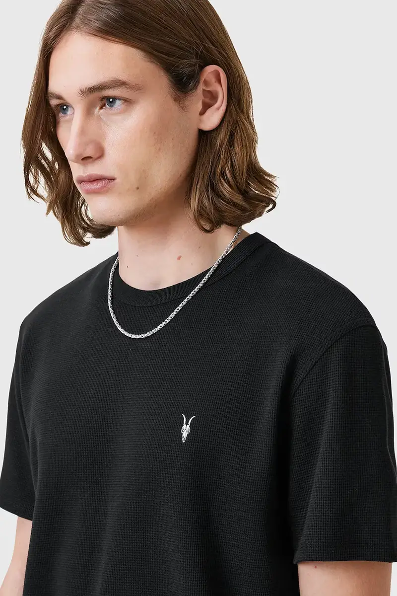 AllSaints T-shirt Uomo Nero 3151414 miniatura 2