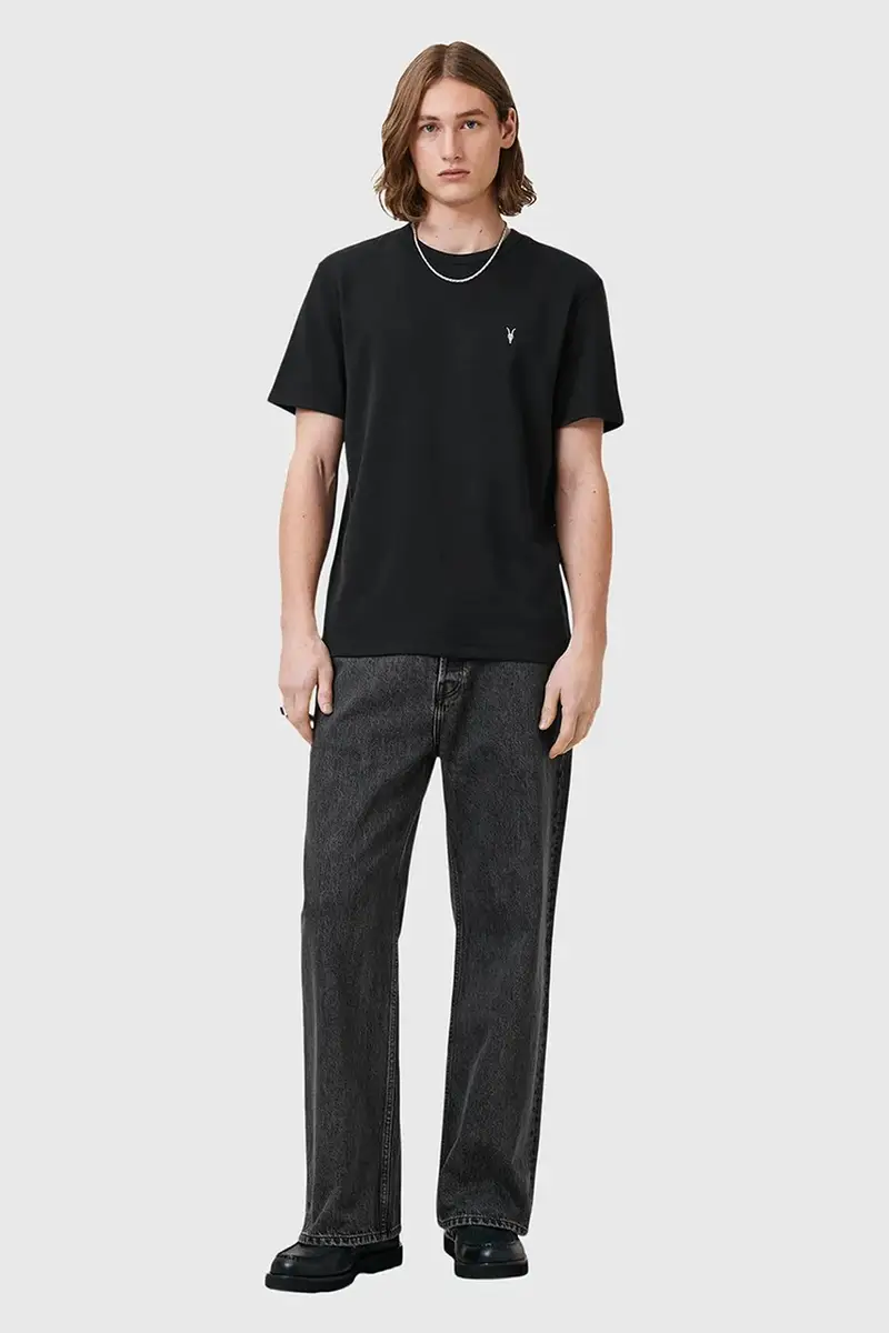 AllSaints T-shirt Uomo Nero 3151414 miniatura 5