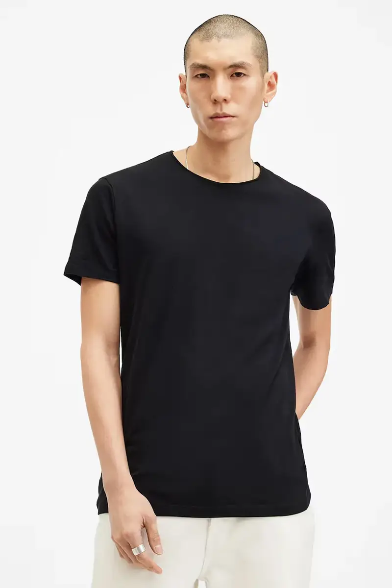 t-shirt in cotone FIGURE colore blu M025JB Nero
