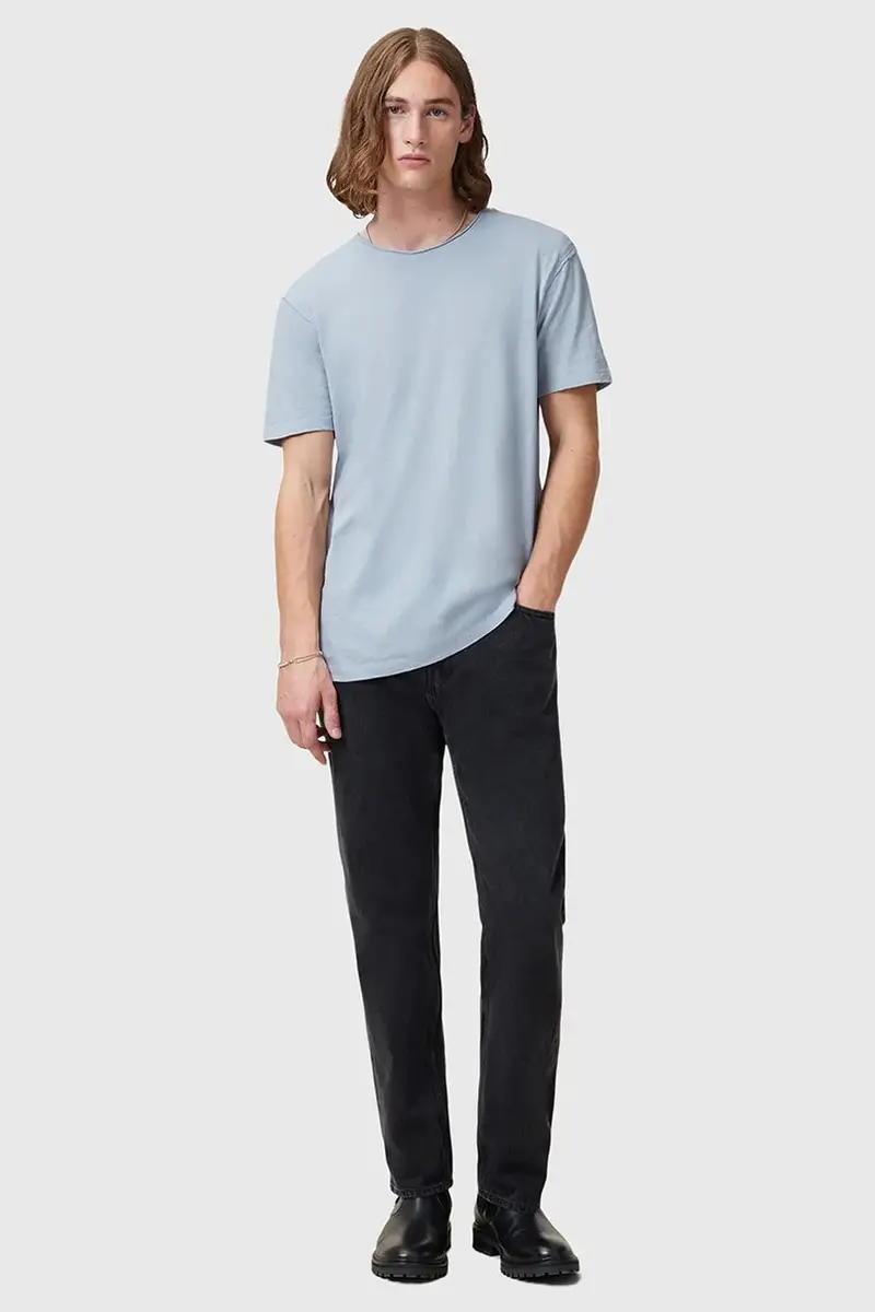 AllSaints T-shirt Uomo Blu 3312842 miniatura 5