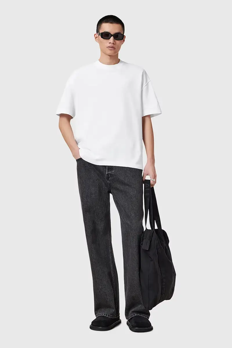 AllSaints T-shirt Uomo Bianco 3301190 miniatura 4