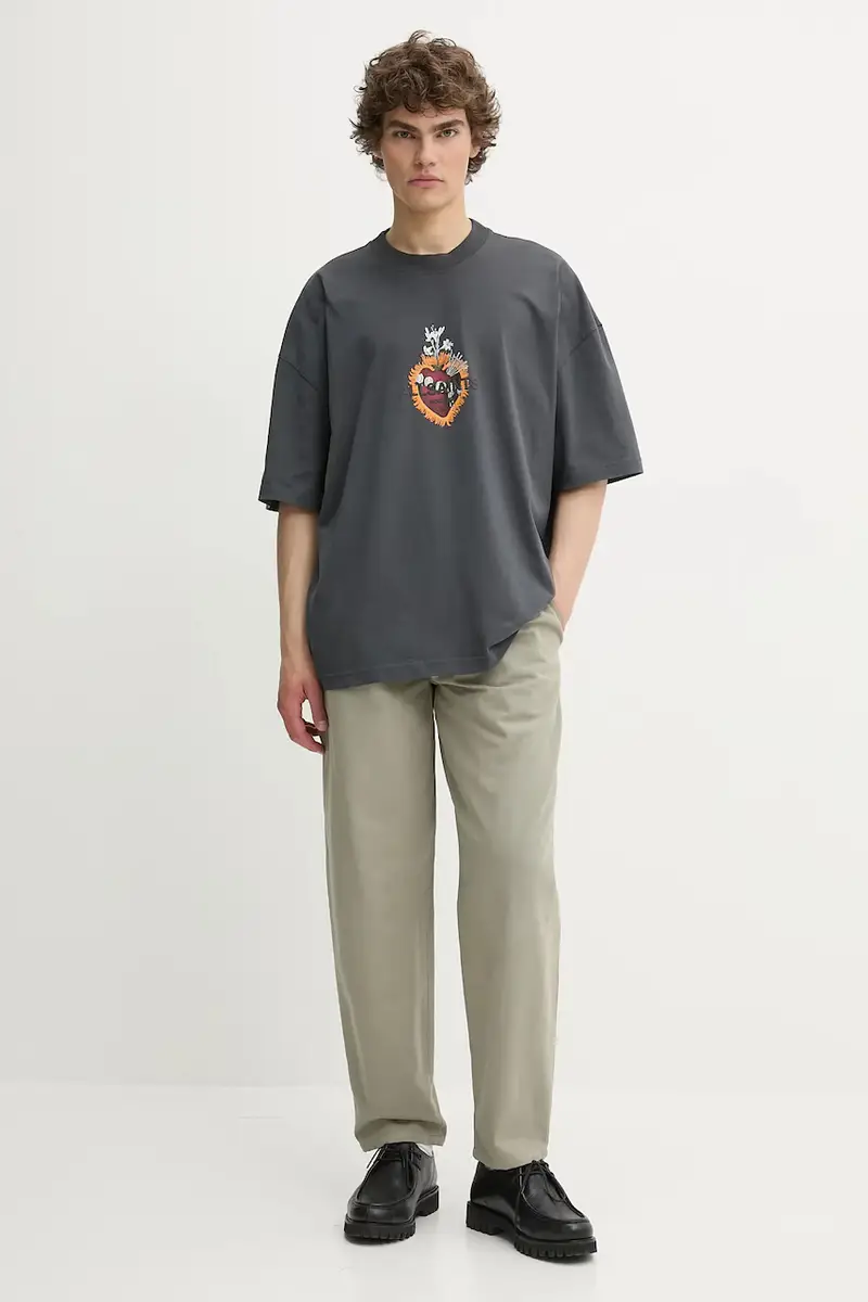 AllSaints T-shirt Uomo Grigio 3324966 miniatura 2