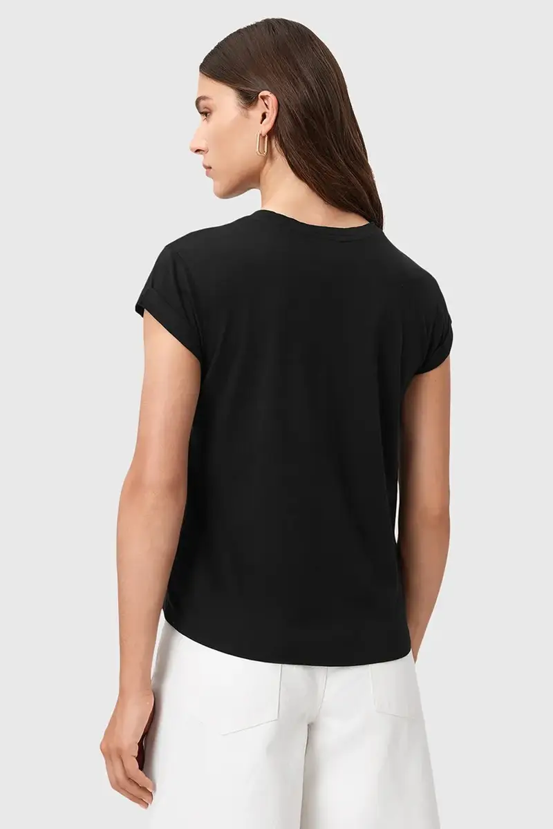 AllSaints T-shirt Donna Nero 3275969 miniatura 4