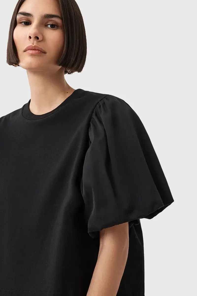 AllSaints T-shirt Donna Nero 3275964 miniatura 2