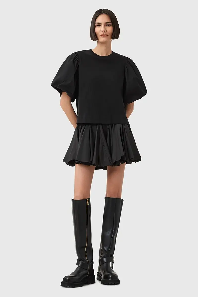 AllSaints T-shirt Donna Nero 3275964 miniatura 5