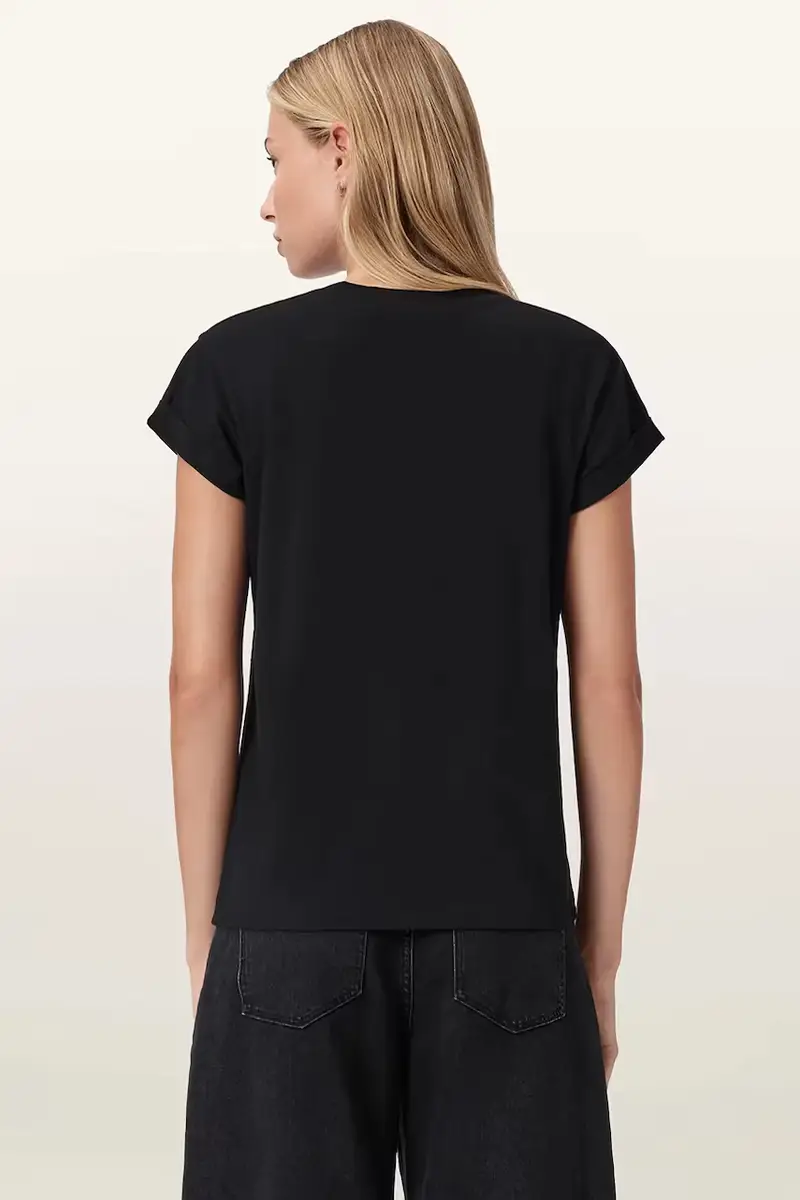 AllSaints T-shirt Donna Nero 3777035 miniatura 3