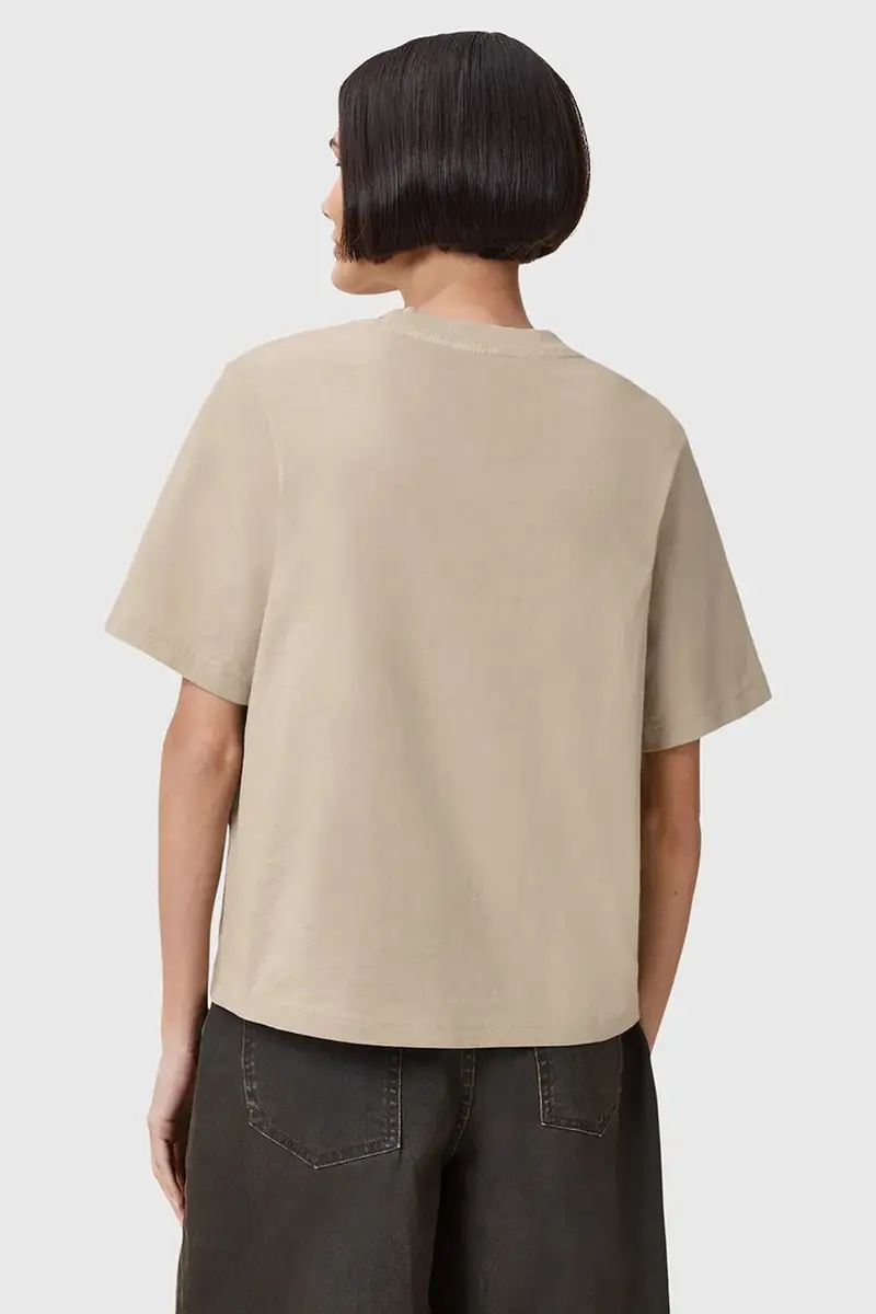 AllSaints T-shirt Donna Beige 3123095 miniatura 4