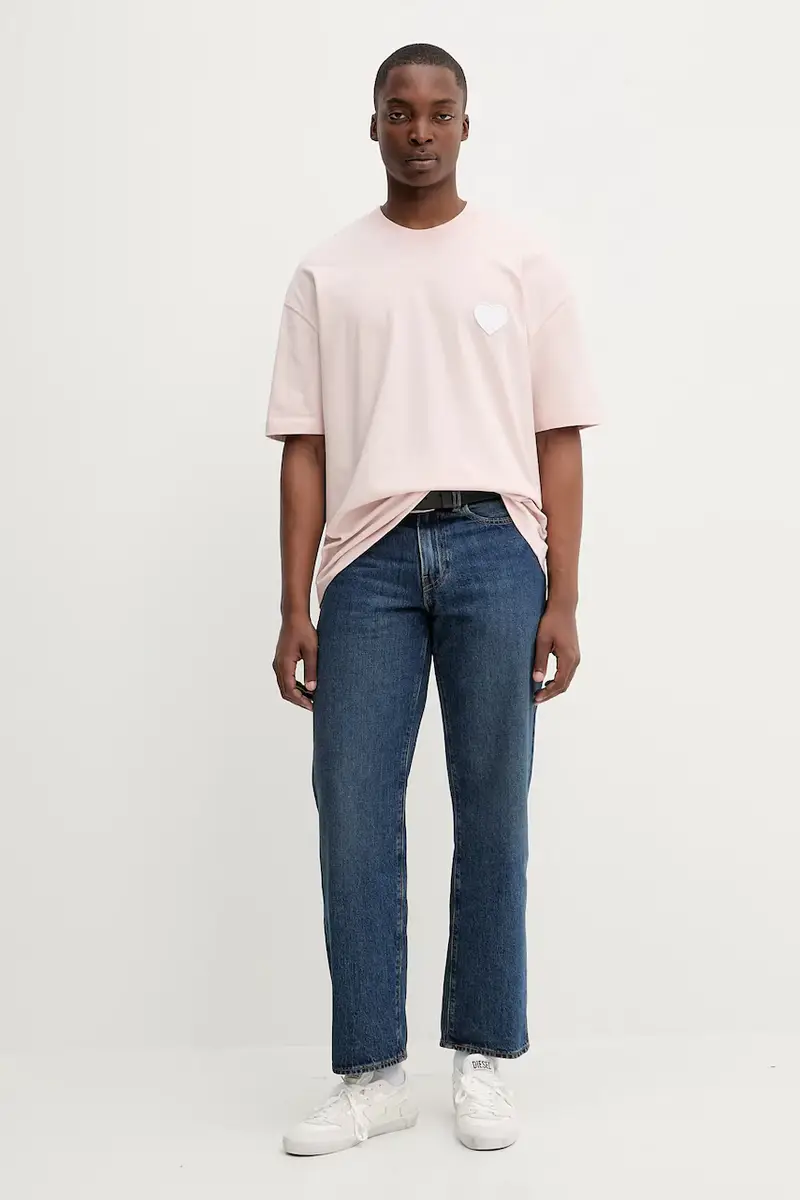 AllSaints T-shirt Uomo Rosa 3158216 miniatura 2