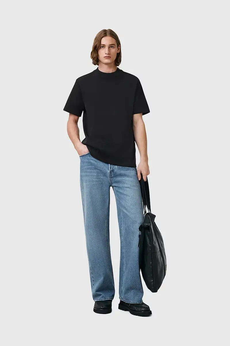 AllSaints T-shirt Uomo Nero 3336184 miniatura 4