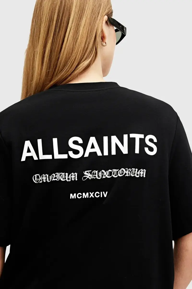 AllSaints T-shirt Donna Nero 3626730 miniatura 3
