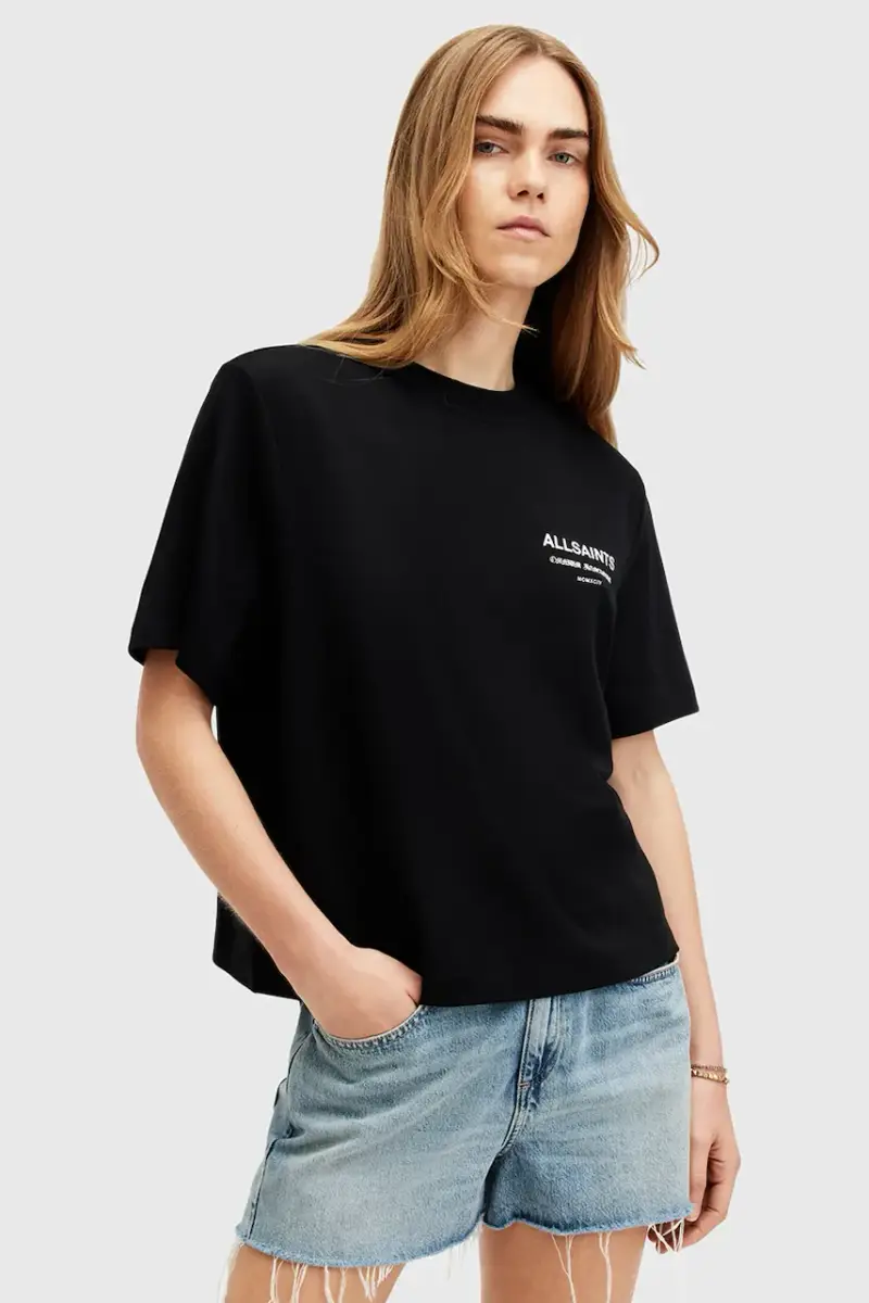 AllSaints T-shirt Donna Nero 3626730