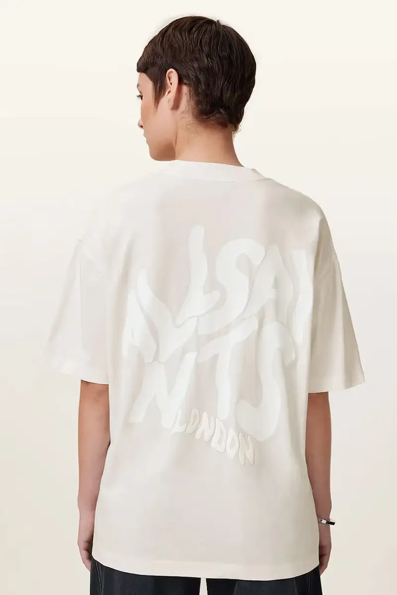 AllSaints T-shirt Donna Bianco 3577161 miniatura 2