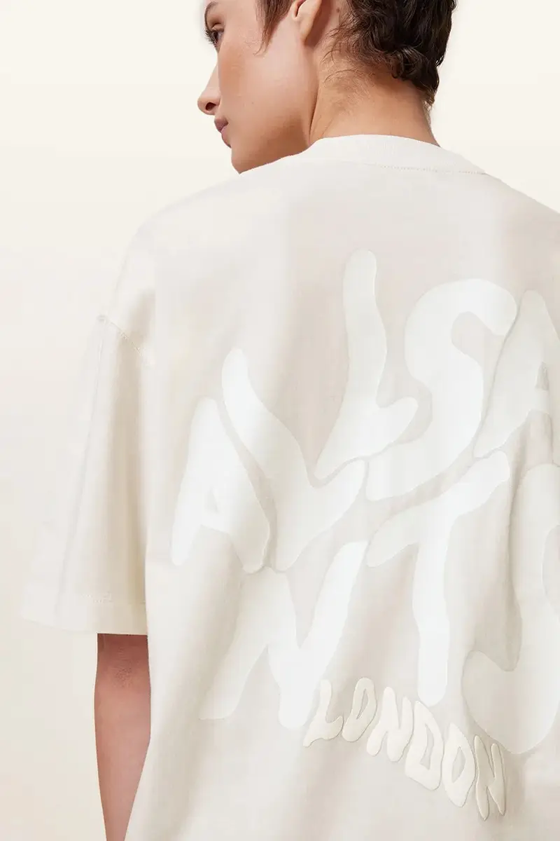 AllSaints T-shirt Donna Bianco 3577161 miniatura 3