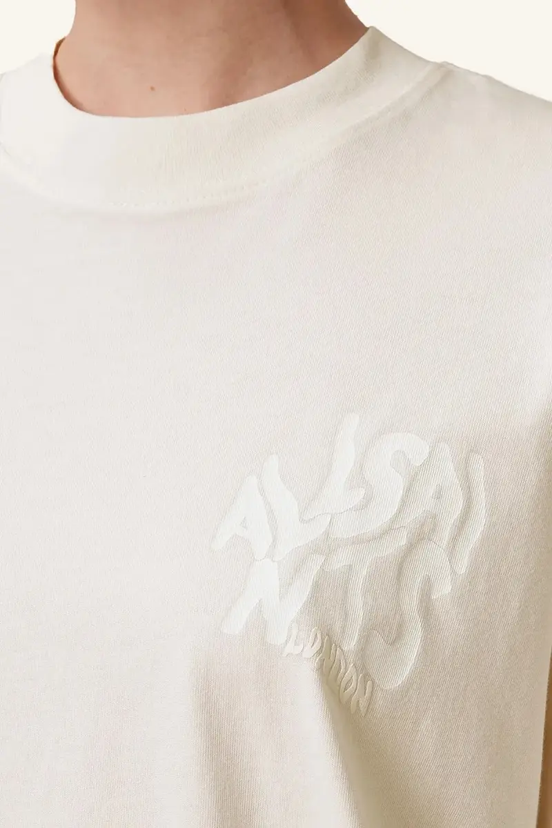 AllSaints T-shirt Donna Bianco 3577161 miniatura 5