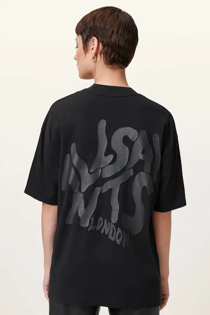 AllSaints T-shirt Donna Nero 3636158 miniatura 2