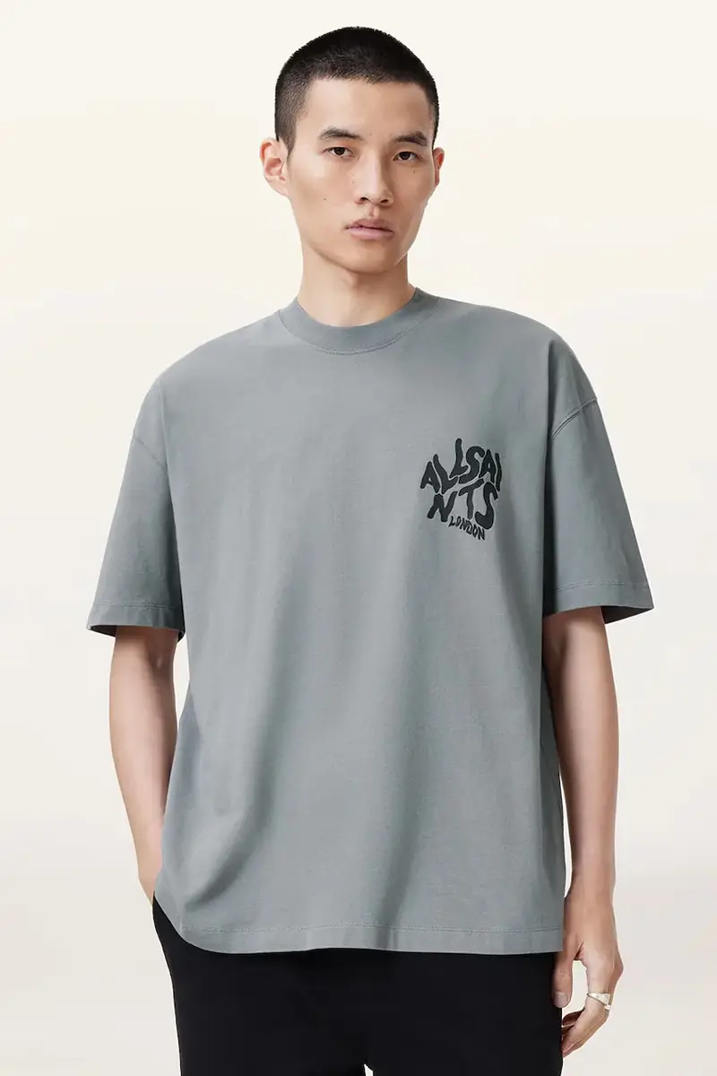 AllSaints T-shirt Uomo Grigio 3324564