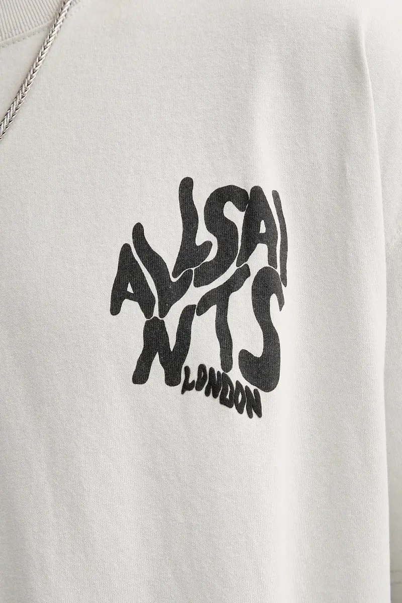 AllSaints T-shirt Uomo Grigio 3137714 miniatura 5