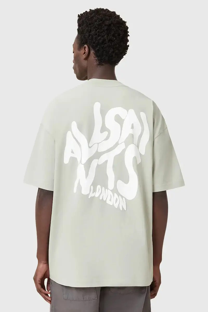 AllSaints T-shirt Uomo Verde 3349936 miniatura 2