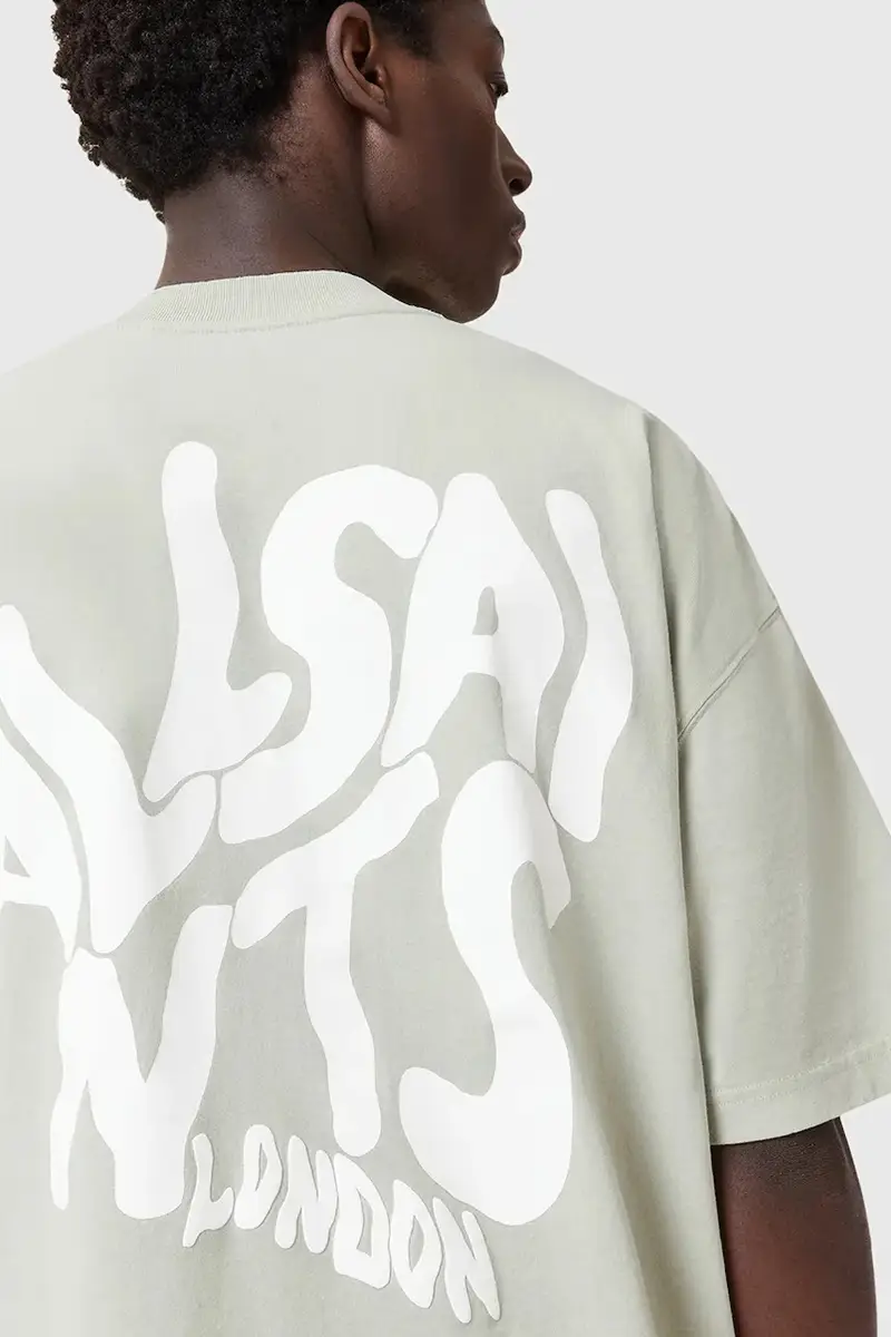 AllSaints T-shirt Uomo Verde 3349936 miniatura 3