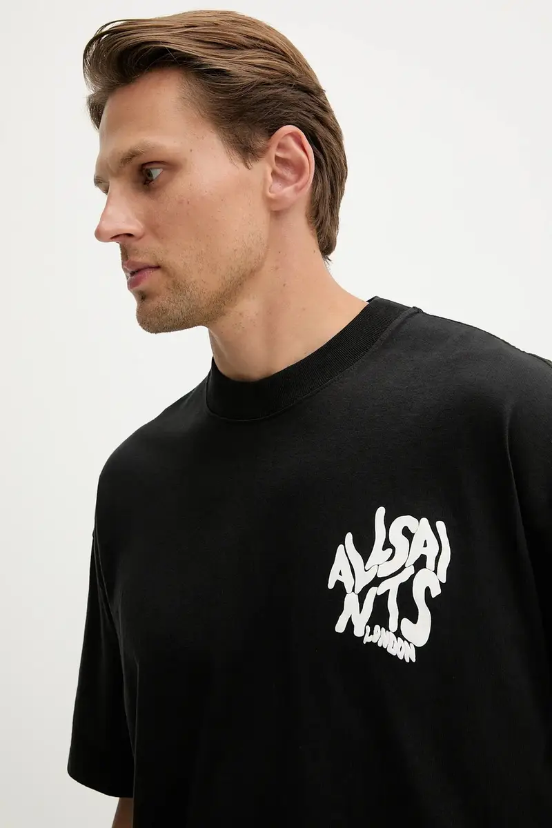 AllSaints T-shirt Uomo Nero 2984912 miniatura 4