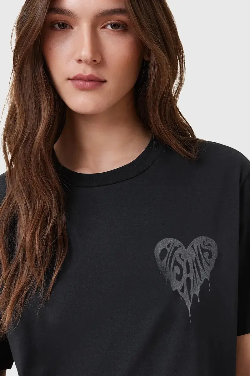 AllSaints T-shirt Donna Nero 3426869 miniatura 3